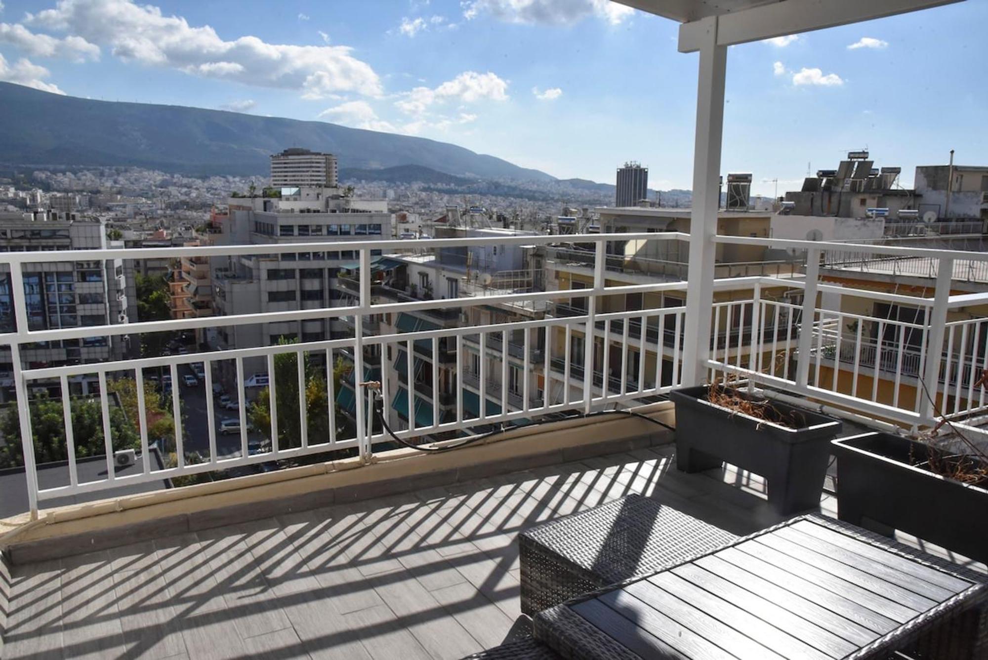 Tiny Rooftop Apartment Atény Exteriér fotografie