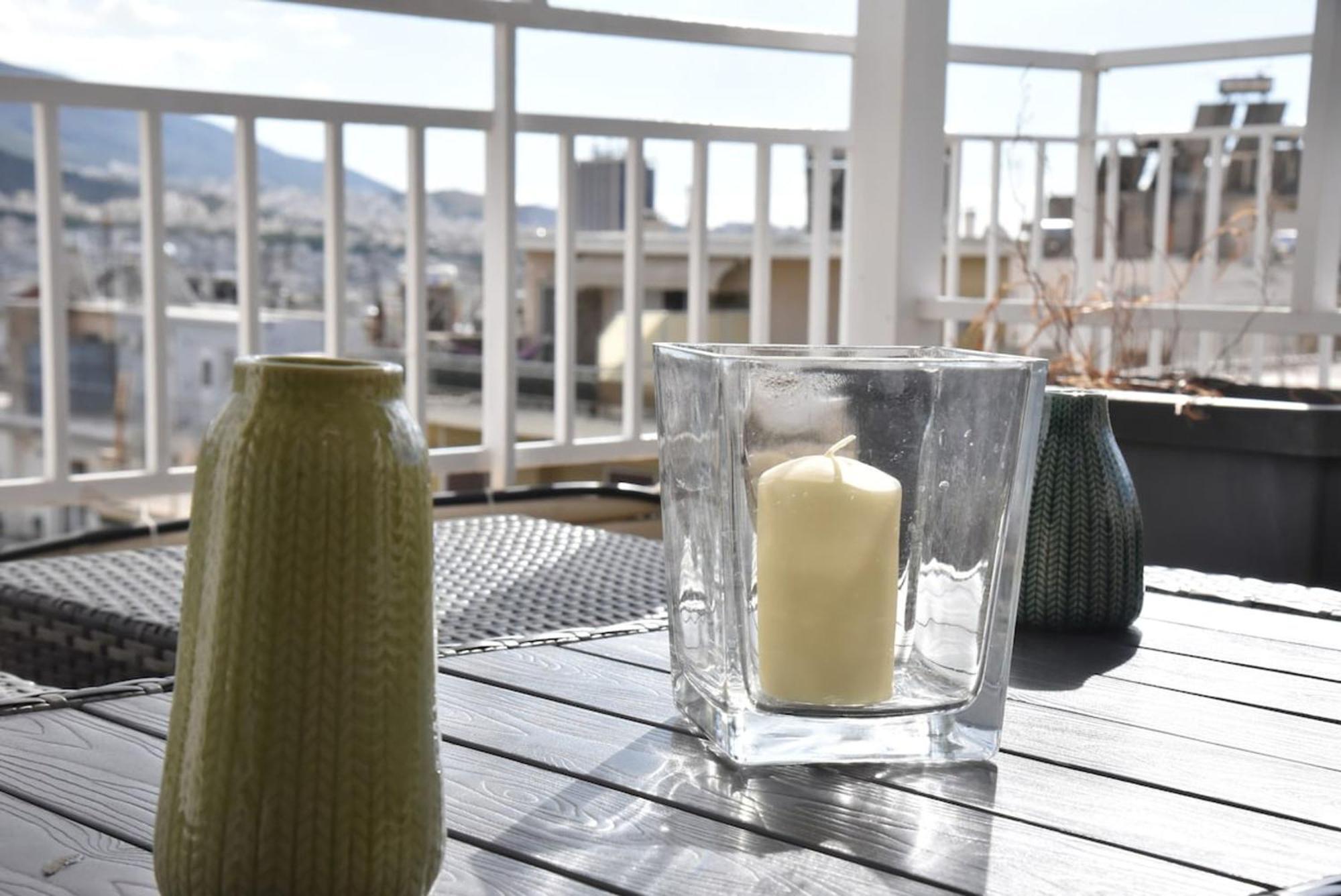 Tiny Rooftop Apartment Atény Exteriér fotografie