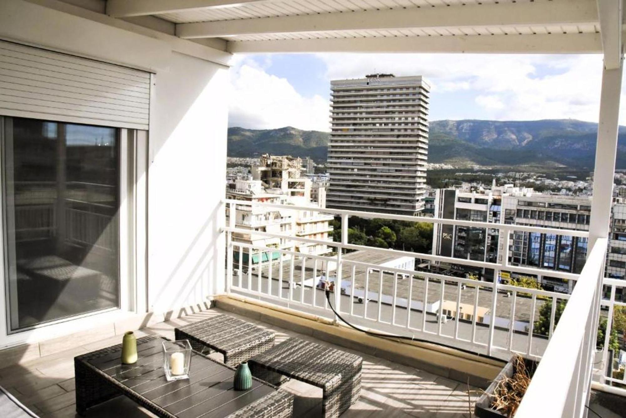 Tiny Rooftop Apartment Atény Exteriér fotografie