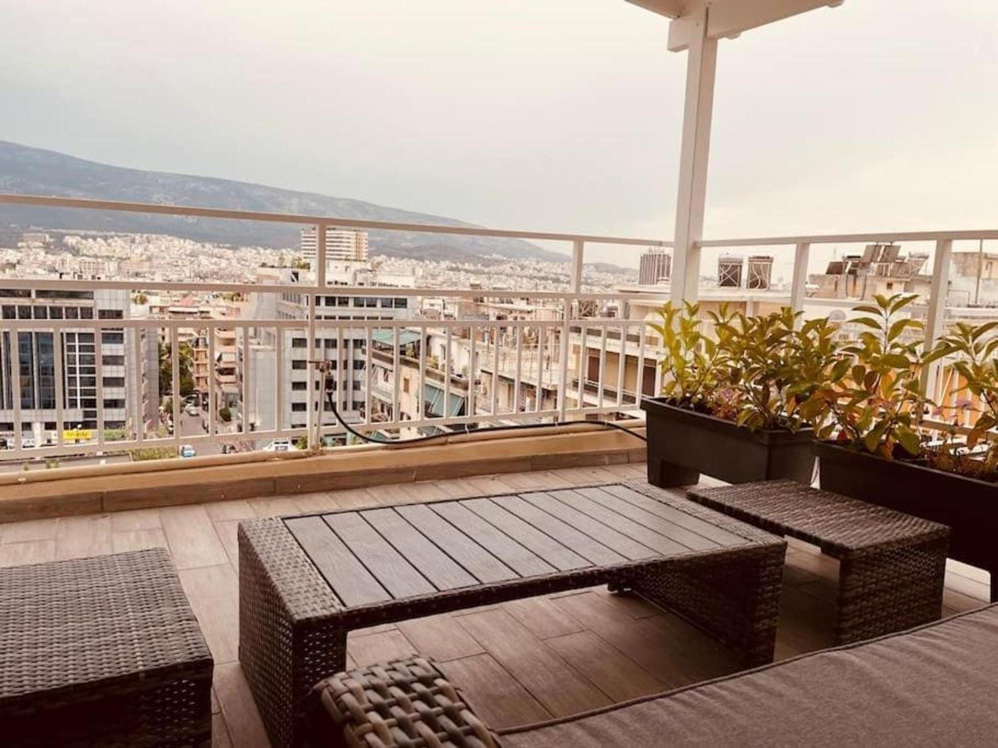 Tiny Rooftop Apartment Atény Exteriér fotografie